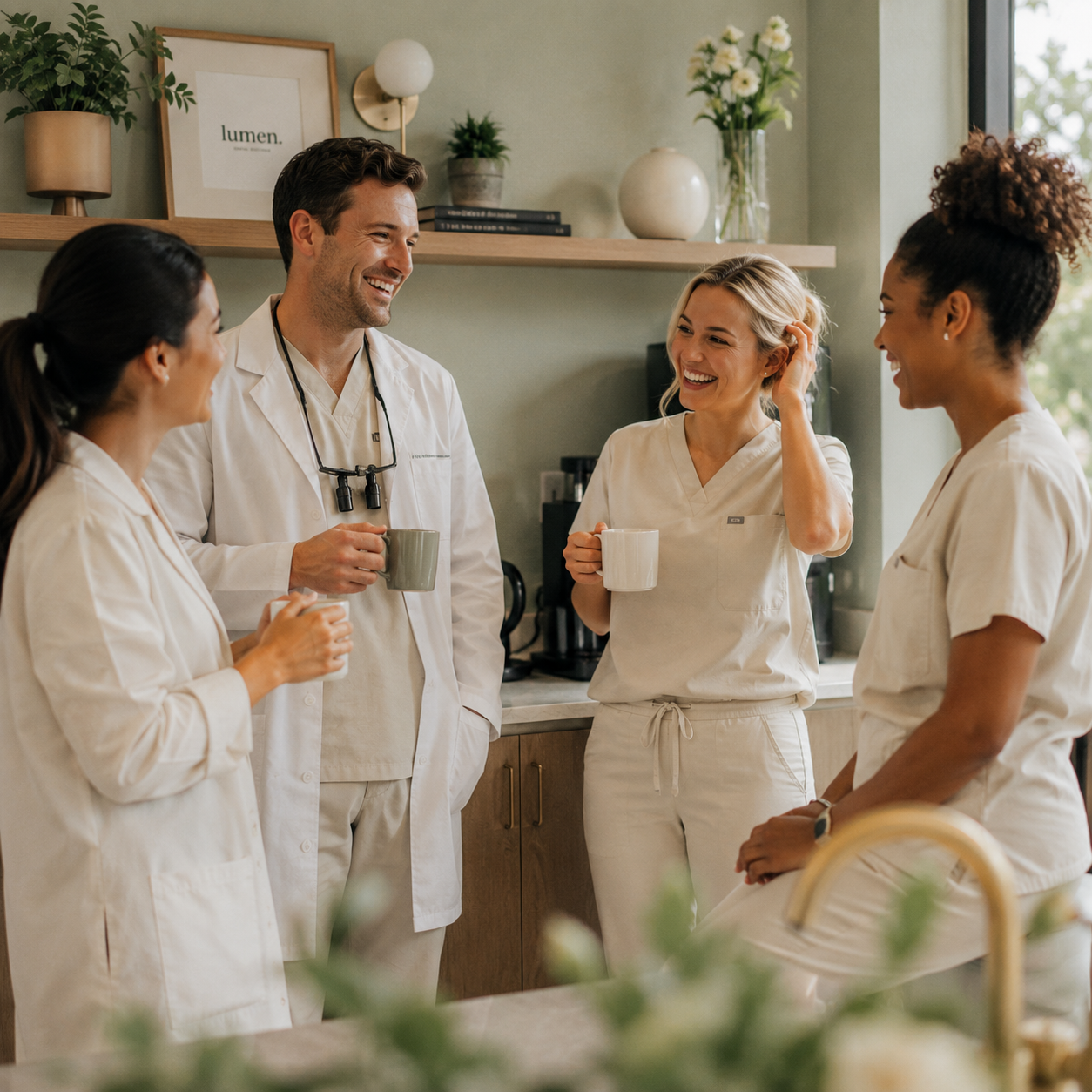 Behind the scenes at Radiant Dental Care — where every morning begins with purpose and precision.