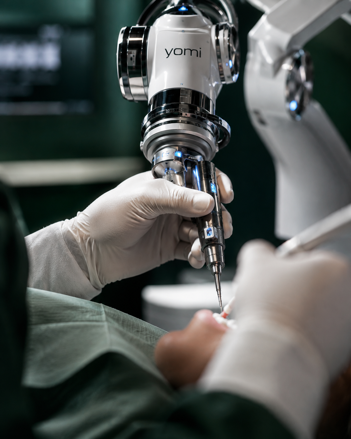 Computer-guided implant placement with surgical guide — precision dentistry